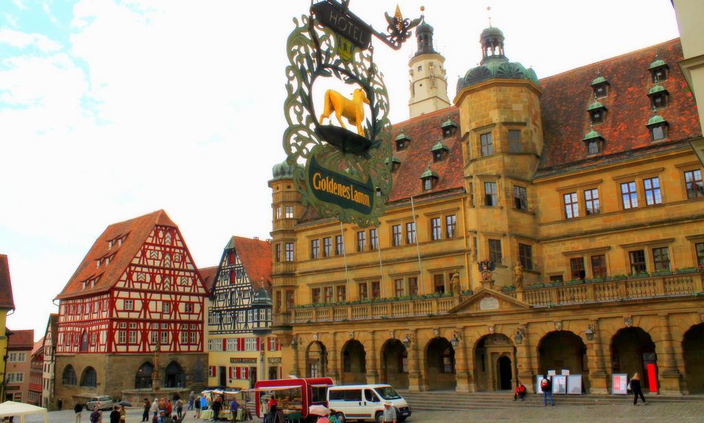 Hotel Goldenes Lamm Rothenburg ob der Tauber Kültér fotó