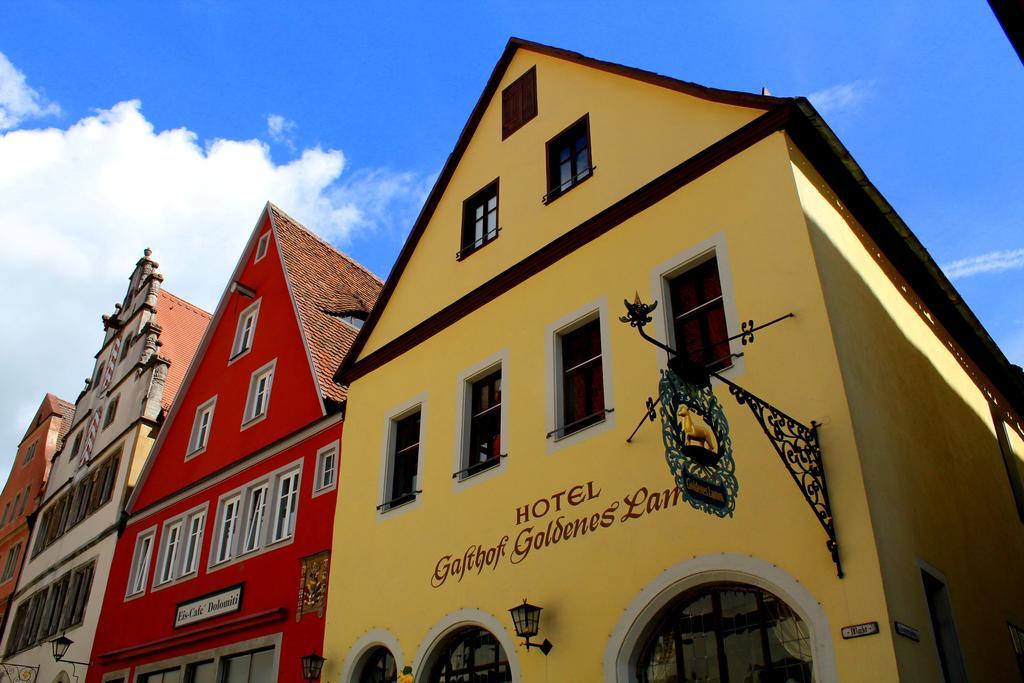 Hotel Goldenes Lamm Rothenburg ob der Tauber Kültér fotó