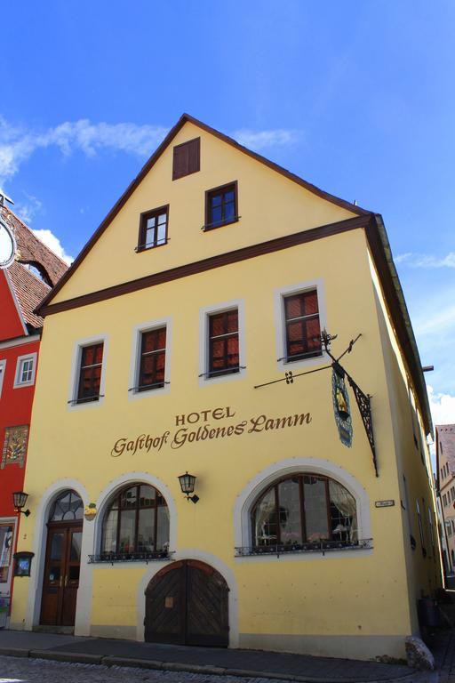 Hotel Goldenes Lamm Rothenburg ob der Tauber Kültér fotó